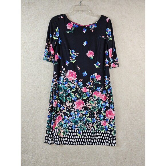 Eliza J Women's Elbow Sleeve Floral Dress Size 8 - Picture 1 of 3